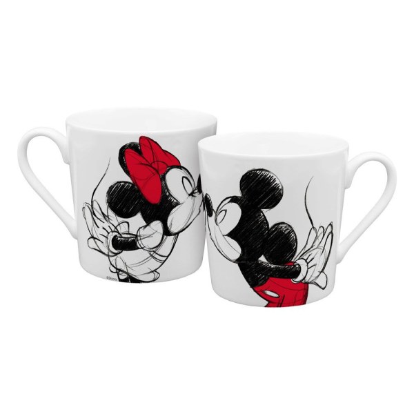 Tazza Topolino Kiss Sketch - Disney Topolino & Minnie
