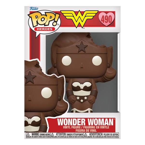 FUNKO POP! 490 San Valentino Wonder Woman (Val Choc) - DC Comics