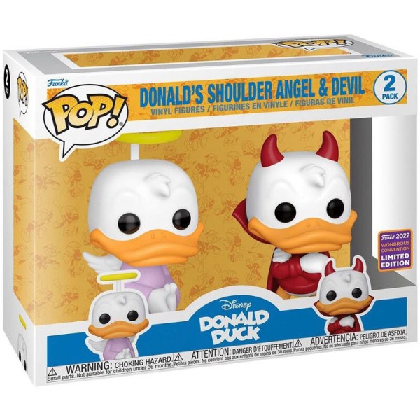 FUNKO POP! Paperino Angel & Demone esclusivo - Disney Paperino