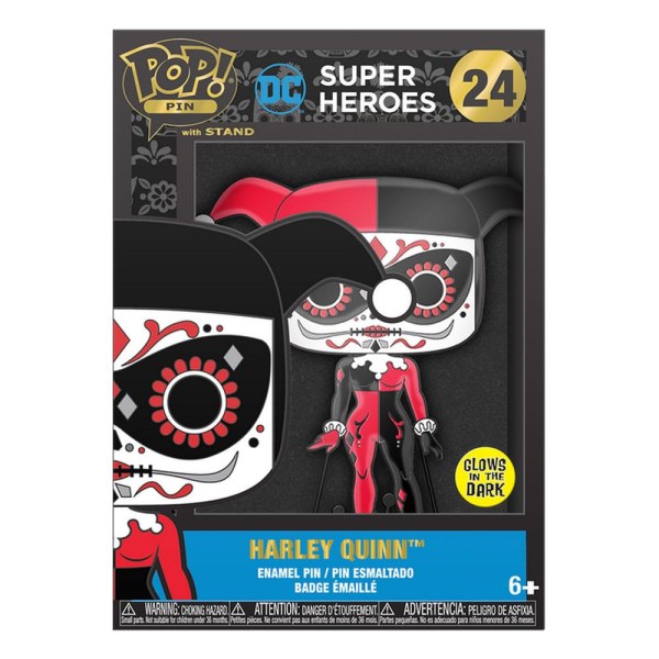POP! Pin Harley Quinn (fosforescente) - Loungefly DC Comics DOTD