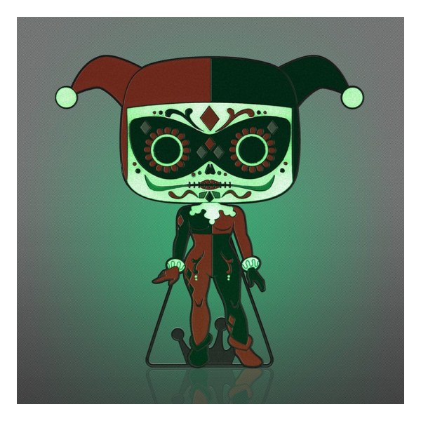 POP! Pin Harley Quinn (fosforescente) - Loungefly DC Comics DOTD