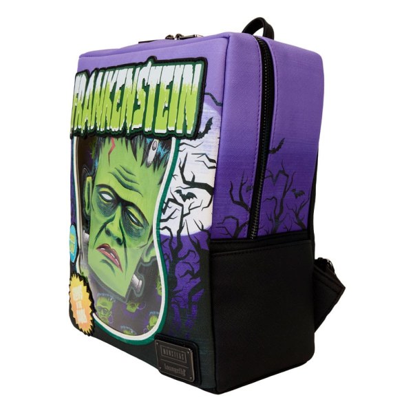 Mini zaino Frankenstein maschera neon - Loungefly Universal Monsters