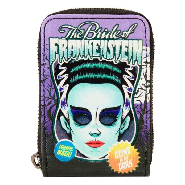 Portafoglio Bride of Frankenstein maschera neon - Loungefly Universal Monsters