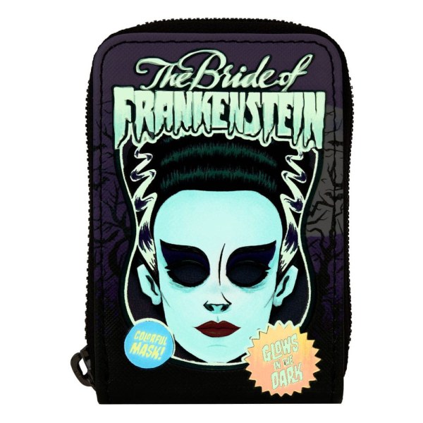 Portafoglio Bride of Frankenstein maschera neon - Loungefly Universal Monsters