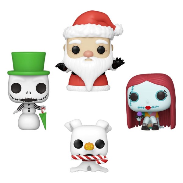 Il pacchetto Natale Before Natale contiene 4 figurine Pocket POP! Albero in vinile Holiday 4 cm