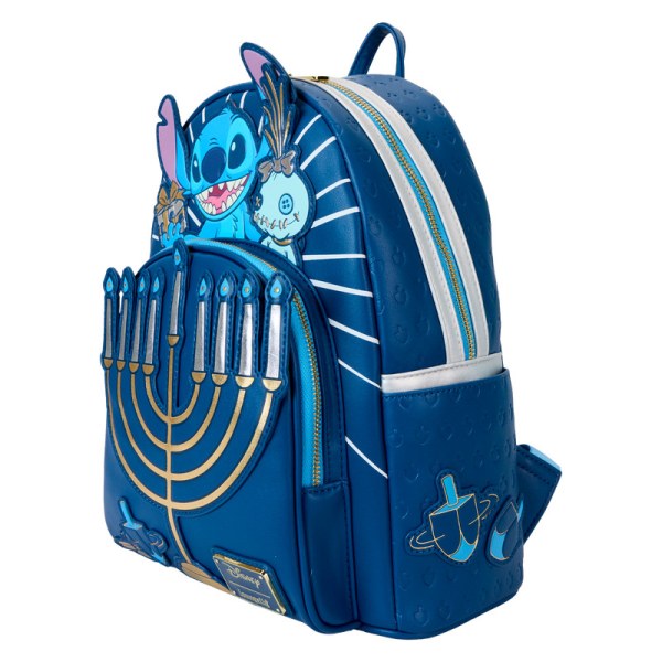 Zaino luminoso Stitch Hanukkah Menorah - DISNEY LOUNGEFLY