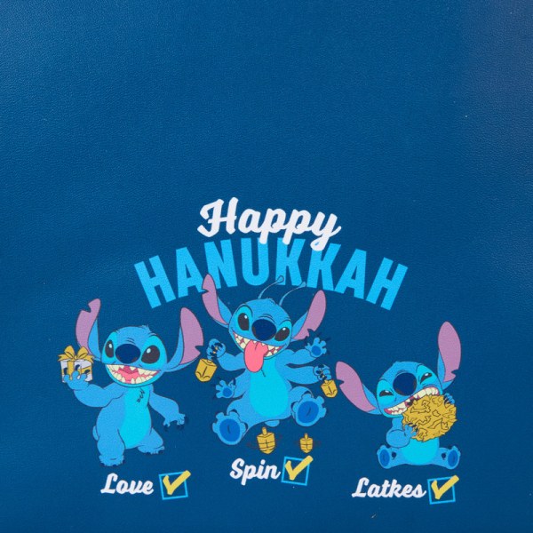 Zaino luminoso Stitch Hanukkah Menorah - DISNEY LOUNGEFLY