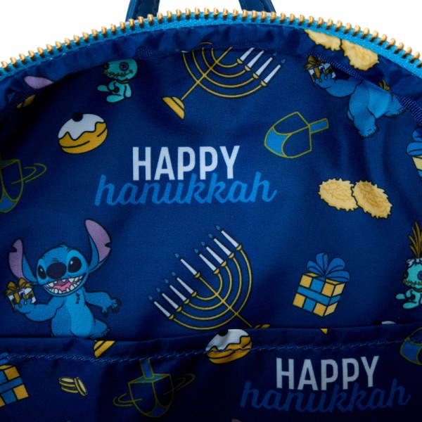 Zaino luminoso Stitch Hanukkah Menorah - DISNEY LOUNGEFLY