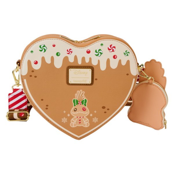 borsa a tracolla pan di zenzero Stitch e Angelo profumato con portamonete - DISNEY LOUNGEFLY