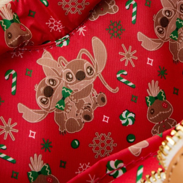 borsa a tracolla pan di zenzero Stitch e Angelo profumato con portamonete - DISNEY LOUNGEFLY