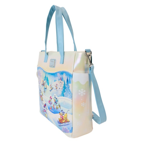Tote bag convertibile Zaino Topolino & Friends Winter Wonderland Scene - DISNEY LOUNGEFLY