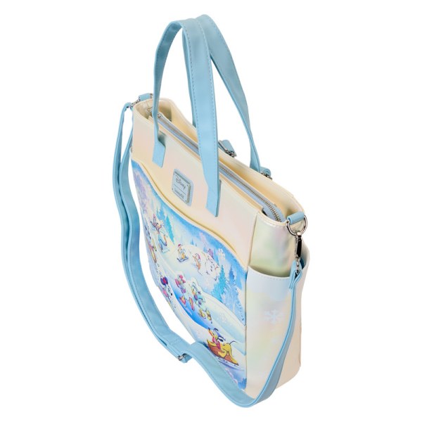 Tote bag convertibile Zaino Topolino & Friends Winter Wonderland Scene - DISNEY LOUNGEFLY