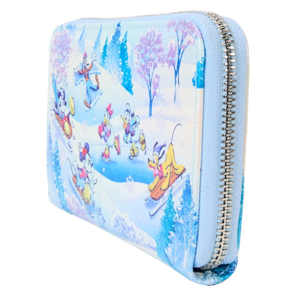 Portafoglio Topolino & Friends Winter Wonderland Scene - DISNEY LOUNGEFLY