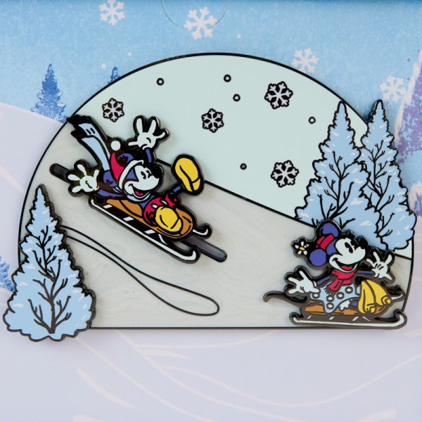 Spilla scatola da collezione Topolino & Friends Winter Wonderland - DISNEY LOUNGEFLY
