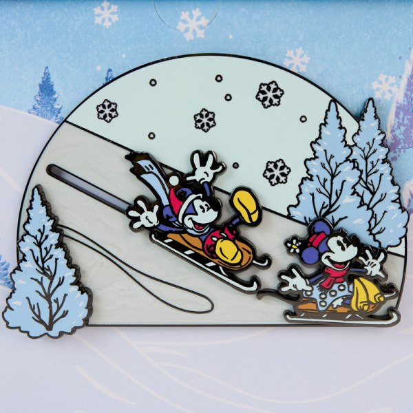 Spilla scatola da collezione Topolino & Friends Winter Wonderland - DISNEY LOUNGEFLY