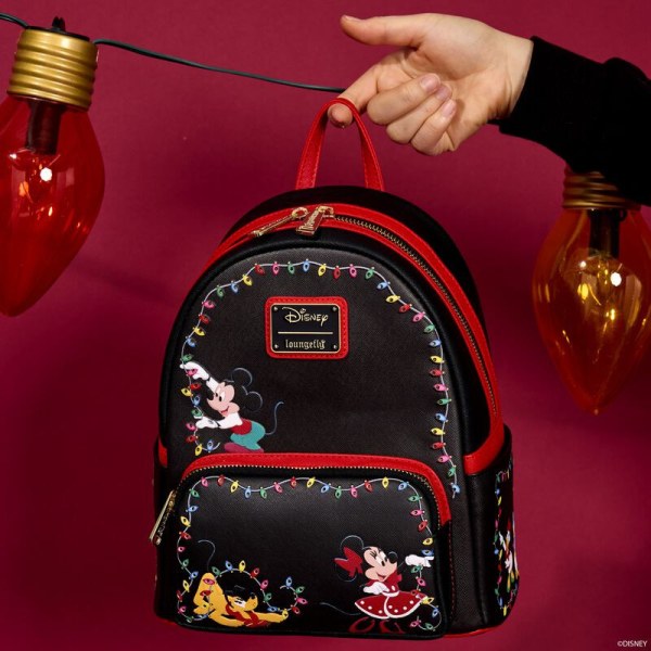 Mini Zaino Illuminato Topolino & Friends Decorazioni Natale Luminose - DISNEY LOUNGEFLY