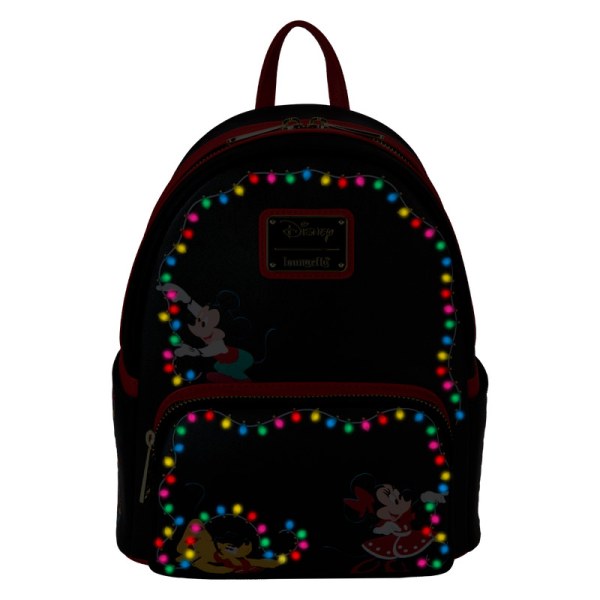 Mini Zaino Illuminato Topolino & Friends Decorazioni Natale Luminose - DISNEY LOUNGEFLY