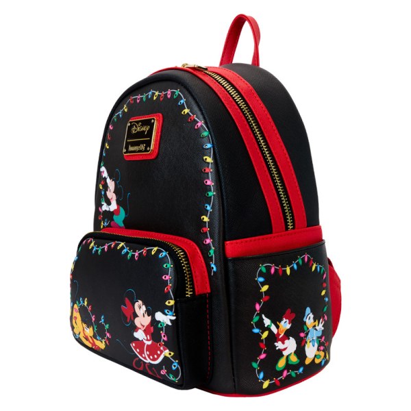 Mini Zaino Illuminato Topolino & Friends Decorazioni Natale Luminose - DISNEY LOUNGEFLY