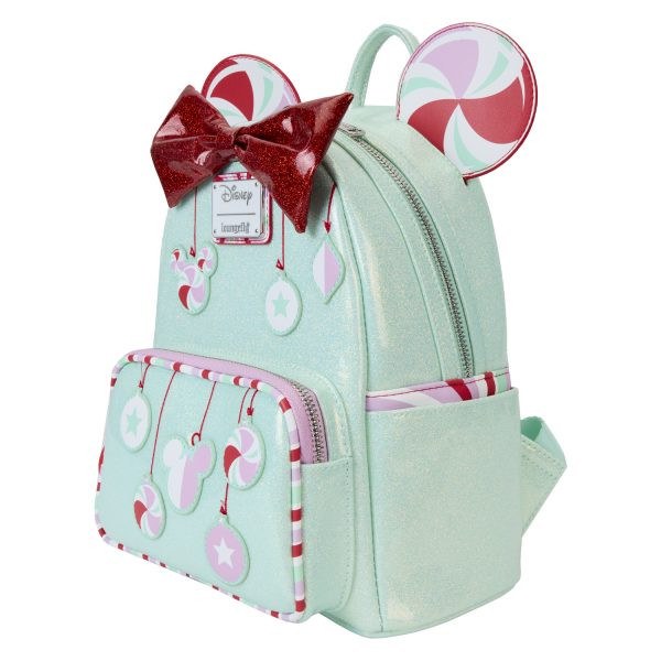 Mini zaino Minnie Holiday Peppermint Ornaments - DISNEY LOUNGEFLY
