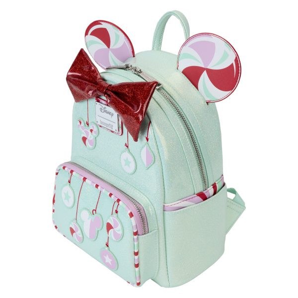 Mini zaino Minnie Holiday Peppermint Ornaments - DISNEY LOUNGEFLY