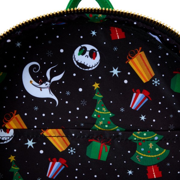 Mini zaino fosforescenti Candy Cane Carousel - DISNEY LOUNGEFLY The Nightmare Before Christmas