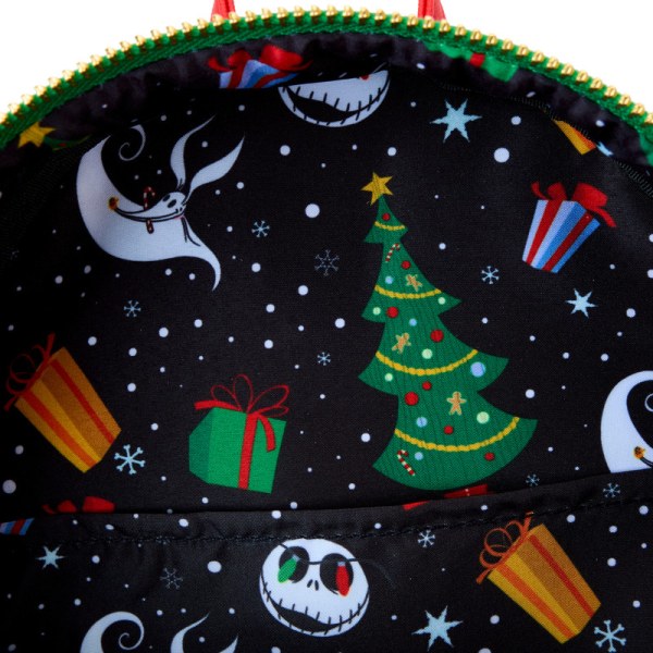 Mini zaino fosforescente Jack ghirlanda luminosa - DISNEY LOUNGEFLY The Nightmare Before Christmas