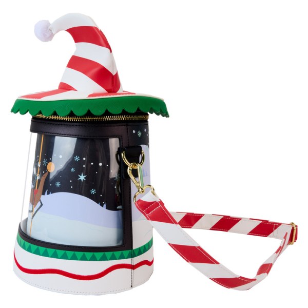 Borsa a tracolla Candy Cane Carousel Spinning - DISNEY LOUNGEFLY The Nightmare Before Christmas