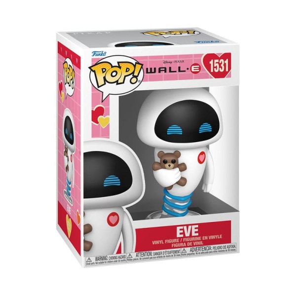 Wall-E Valentines POP! 1531 Disney Figurina in vinile Eve 9 cm