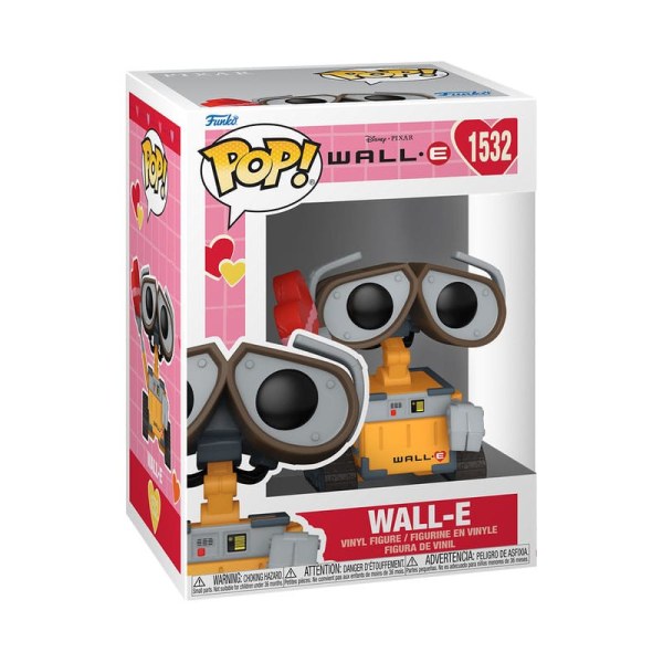 Wall-E Valentines POP! Disney Figurina in vinile Wall-E 9 cm