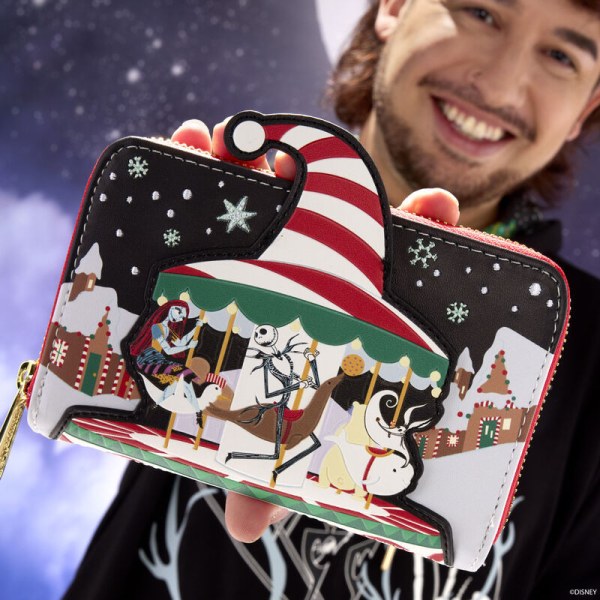Portafoglio Candy Cane Carousel - DISNEY LOUNGEFLY The Nightmare Before Christmas
