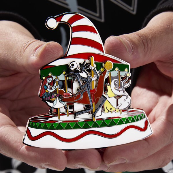 Spilla da collezione Candy Cane Carousel - DISNEY LOUNGEFLY The Nightmare Before Christmas