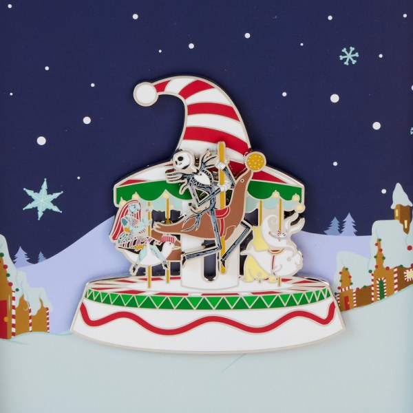 Spilla da collezione Candy Cane Carousel - DISNEY LOUNGEFLY The Nightmare Before Christmas