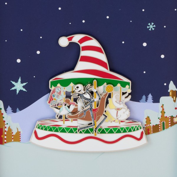 Spilla da collezione Candy Cane Carousel - DISNEY LOUNGEFLY The Nightmare Before Christmas