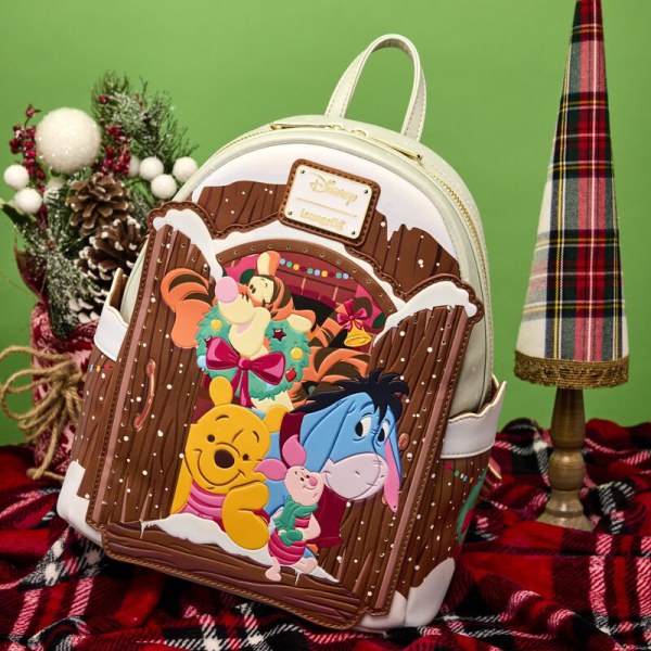 Mini zaino luminoso auguri Natale - DISNEY LOUNGEFLY Winnie The Pooh & Friends