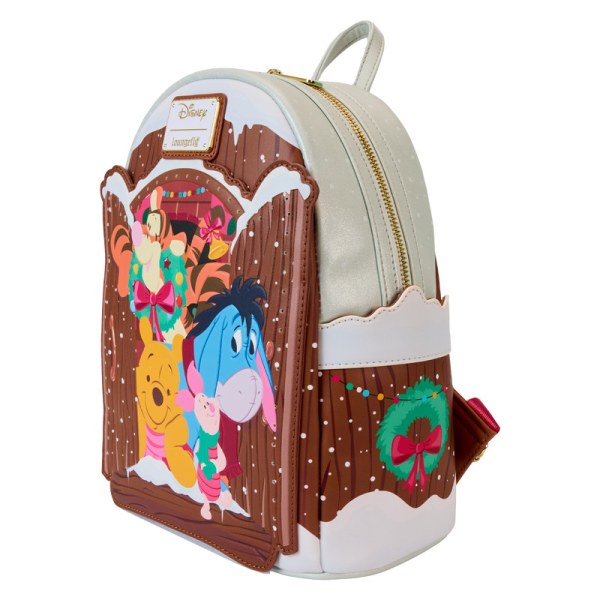Mini zaino luminoso auguri Natale - DISNEY LOUNGEFLY Winnie The Pooh & Friends