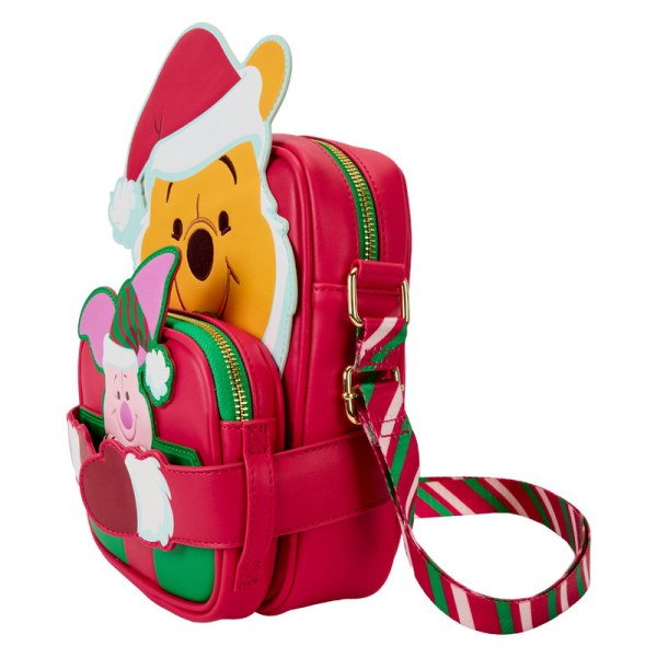 Borsa a tracolla con portamonete Winnie cosplay Babbo Natale e Piglet - DISNEY LOUNGEFLY Winnie The Pooh