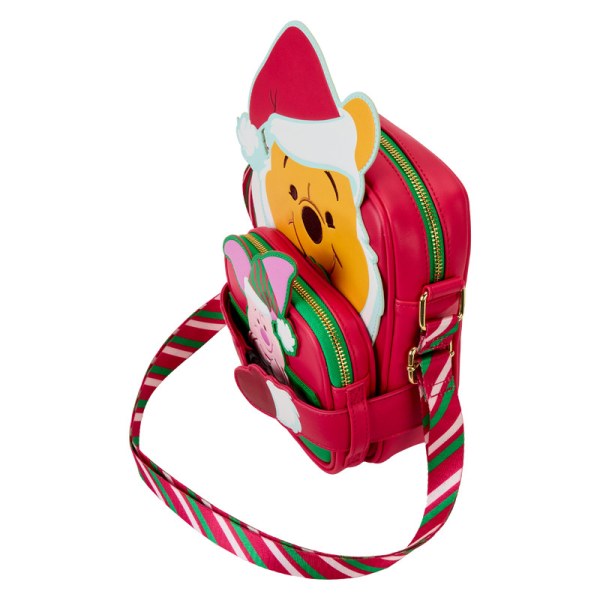 Borsa a tracolla con portamonete Winnie cosplay Babbo Natale e Piglet - DISNEY LOUNGEFLY Winnie The Pooh
