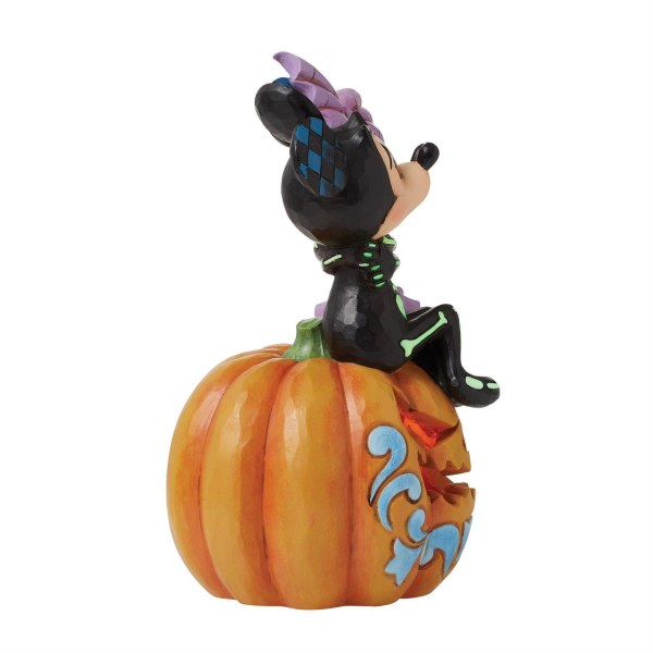 Figura di zucca a LED Topolino e Minnie Scheletri - DISNEY TRADITIONS