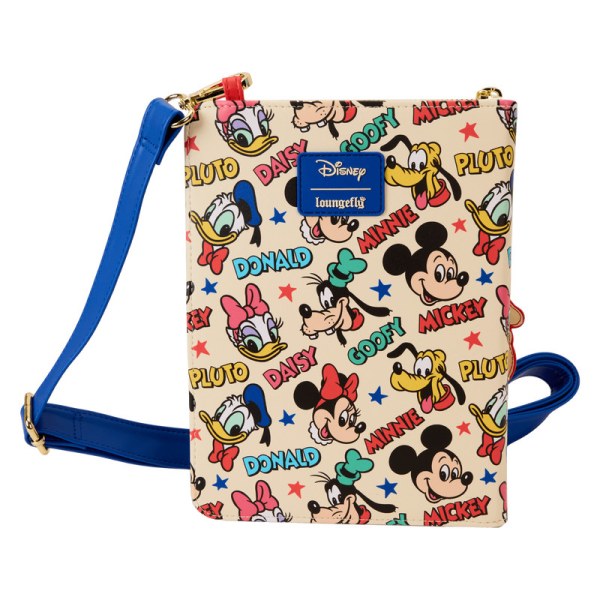 Diario a tracolla ricaricabile Topolino & Friends - DISNEY LOUNGEFLY