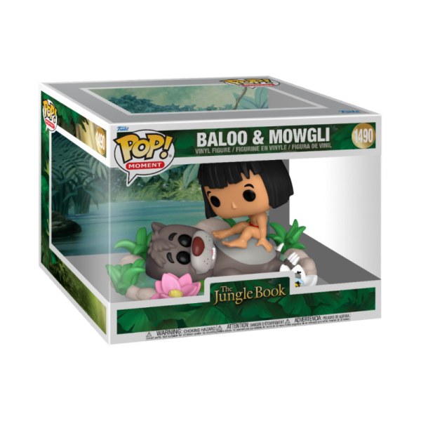 FUNKO POP Moment! 1490 Baloo e Mowgli - Disney Il libro della giungla