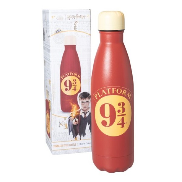 BOTTIGLIA METALLICA ISOTERMICA QUAI 9 3/4 - HARRY POTTER