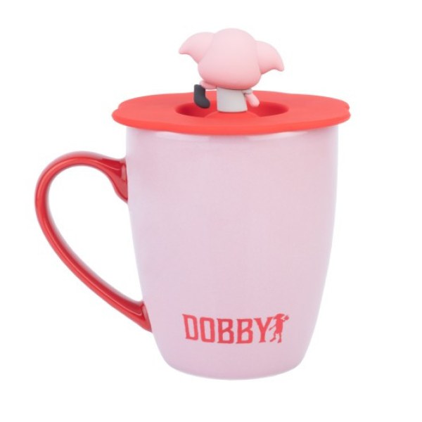 TAZZA PREMIUM CON COPERCHIO DOBBY - HARRY POTTER