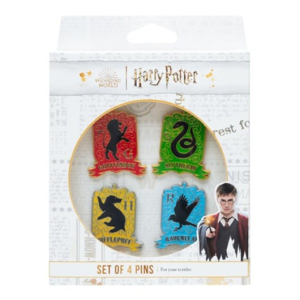 SET DI 4 PINS CASE DI HOGWARTS - HARRY POTTER