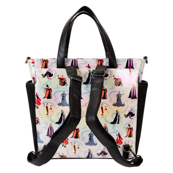 Convertibile zaino e Tote Bag iridescente Villains - DISNEY LOUNGEFLY