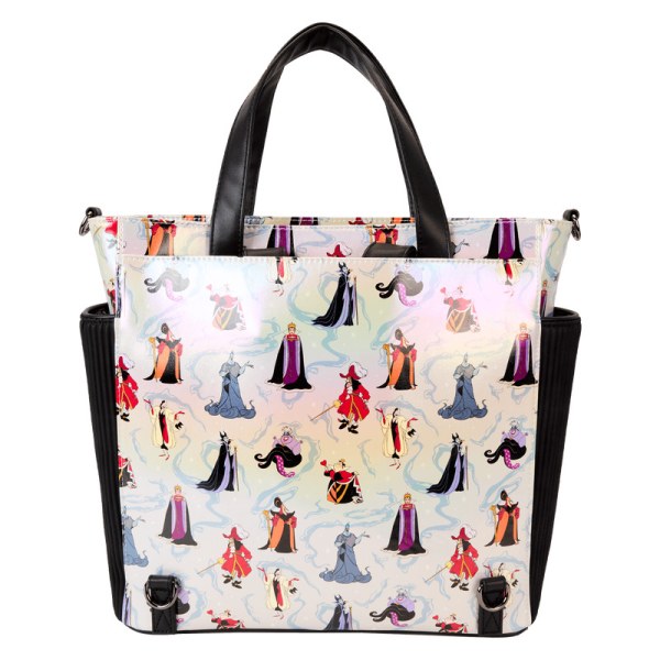 Convertibile zaino e Tote Bag iridescente Villains - DISNEY LOUNGEFLY