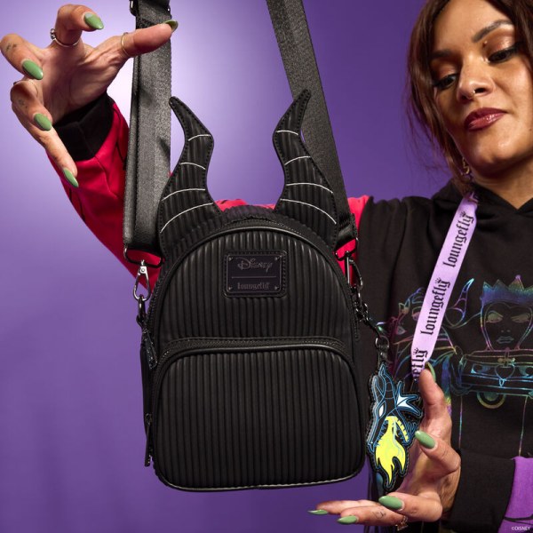 Convertibile zaino e borsa a tracolla Malefica Dragon - DISNEY LOUNGEFLY La bella addormentata