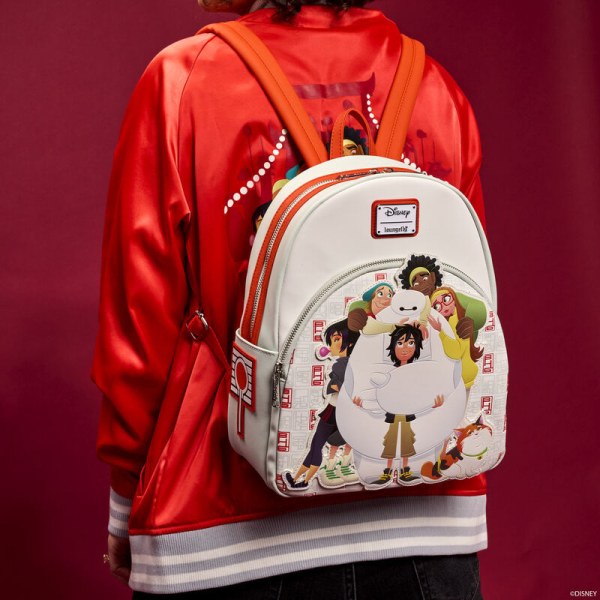 Mini zaino Baymax & Friends - DISNEY LOUNGEFLY Big Hero 6 10° anniversario