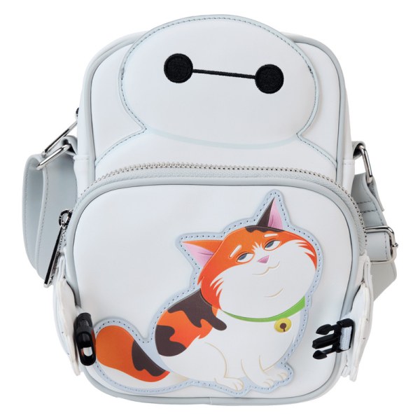 Borsa a tracolla con porta monete Baymax & Mochi - DISNEY LOUNGEFLY Big Hero 6 10° anniversario