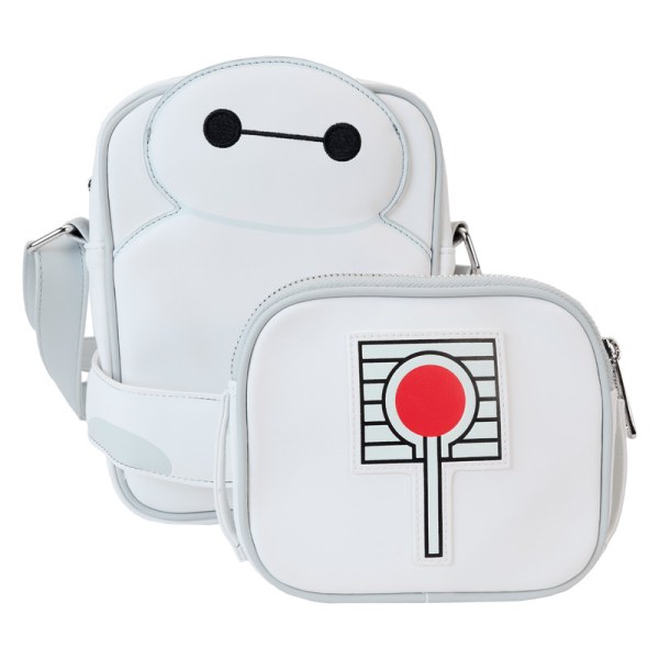 Borsa a tracolla con porta monete Baymax & Mochi - DISNEY LOUNGEFLY Big Hero 6 10° anniversario