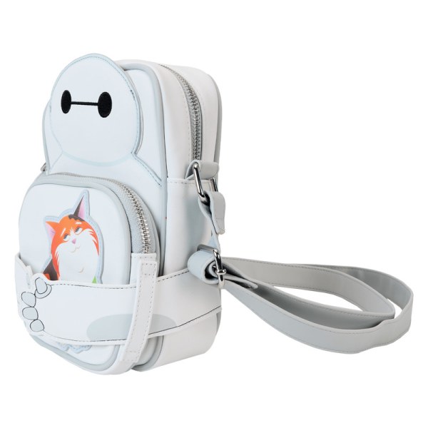 Borsa a tracolla con porta monete Baymax & Mochi - DISNEY LOUNGEFLY Big Hero 6 10° anniversario